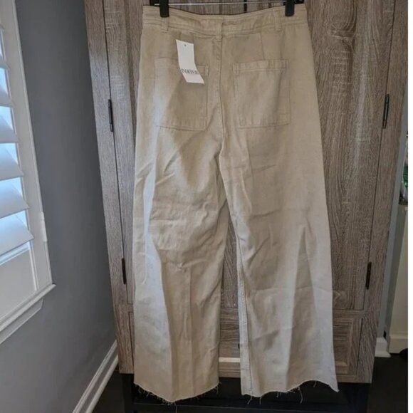 *3 FOR $9* Indefeir Studios Wide Leg High Rise Waisted Unfinished Hem Jean Pant - Picture 2 of 6